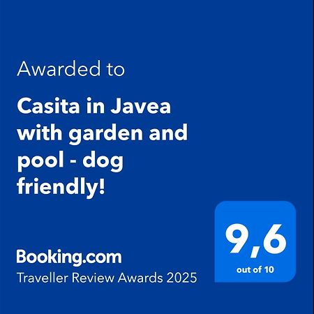 Casita In Javea With Garden And Pool - Dog Friendly! Eksteriør billede